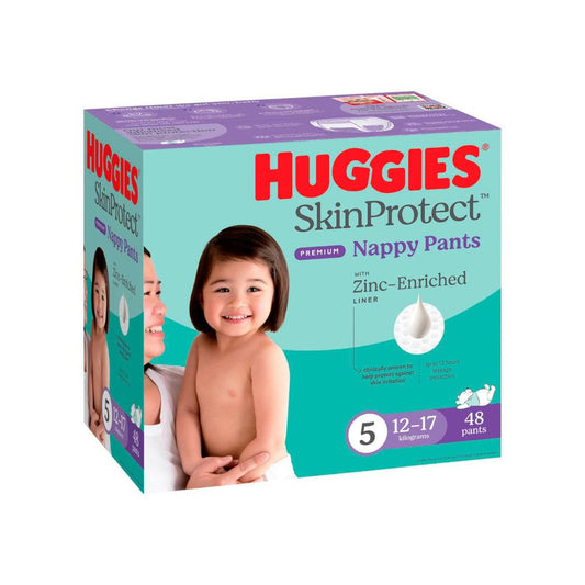 Huggies Skin Protect Nappy Pants Size 5 - 48 Pack
