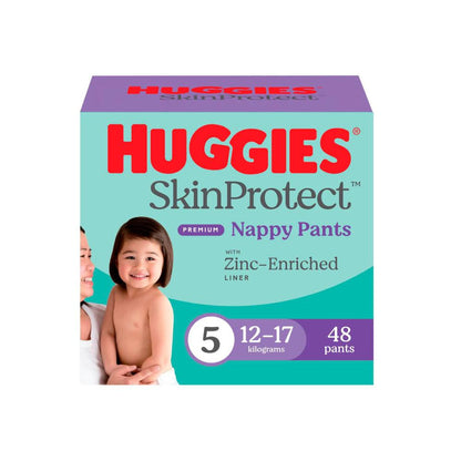 Huggies Skin Protect Nappy Pants Size 5 - 48 Pack