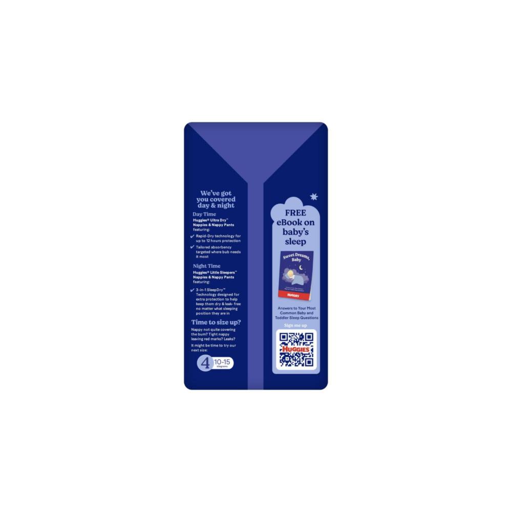 Huggies Little Sleepers Nappies Size 3 - 36 Pack