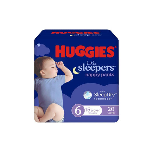 Huggies Little Sleepers Nappy Pants Size 6 - 20 Pack