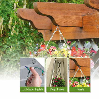 Hangman Q Hanger Picture Hanger - 6.8 x 12.4mm - 4 Pack