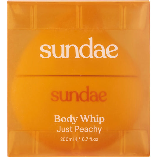 Sundae Body Whip Just Peachy 200mL