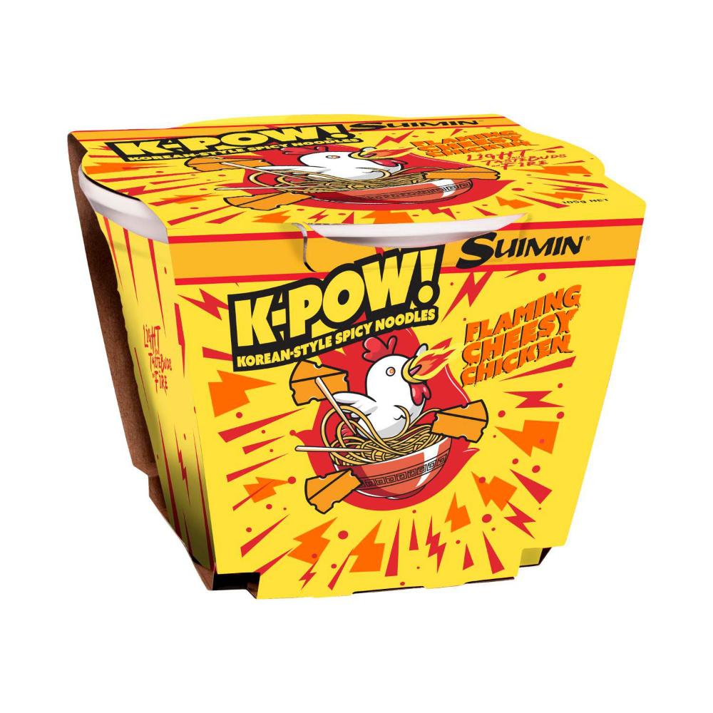 Suimin K-pow Noodle Bowl Cheesy Chicken - 105g