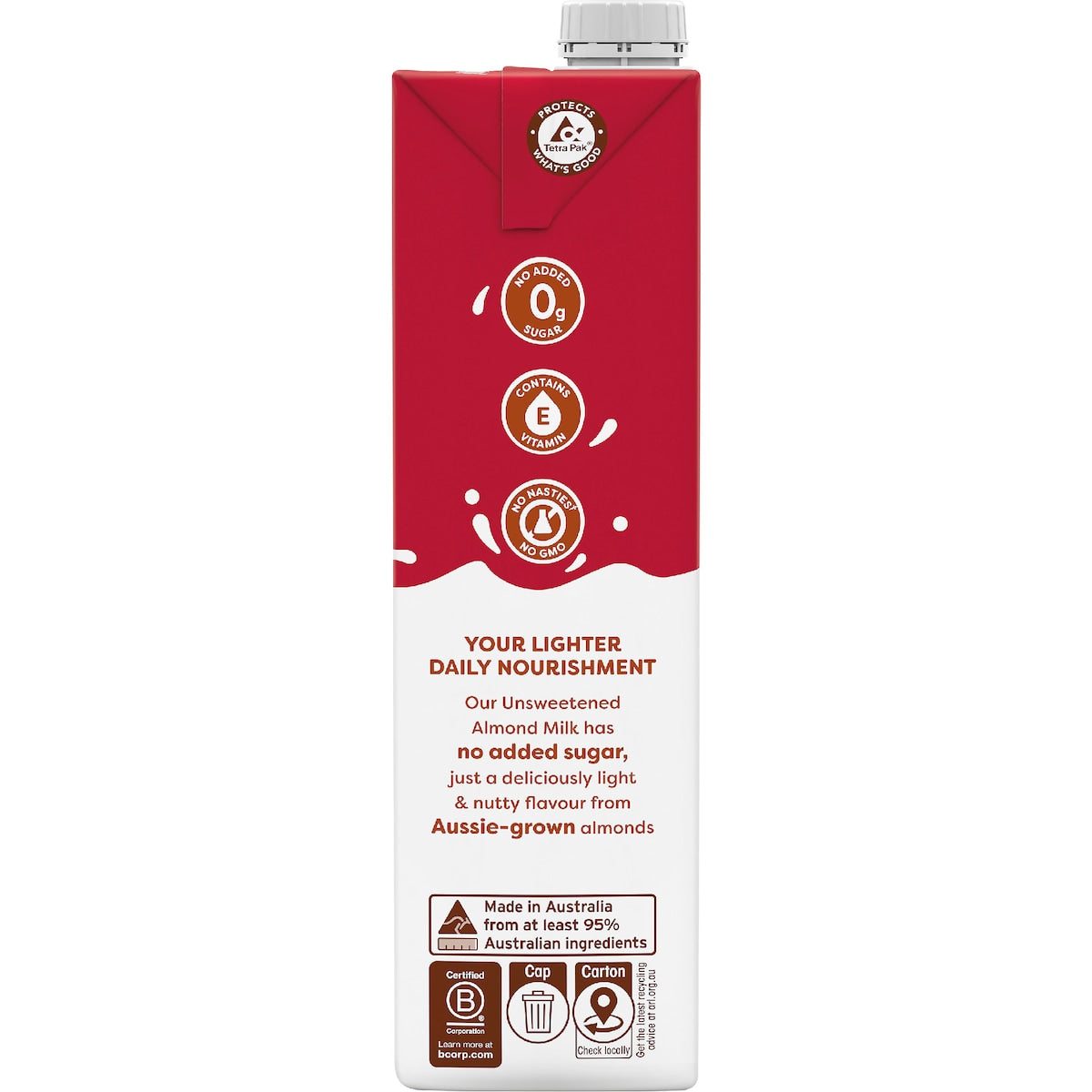 Vitasoy Unsweetened Almond Long Life Milk Uht 1l