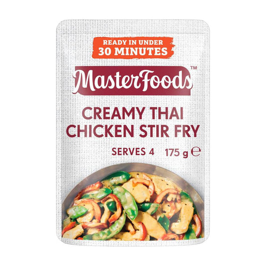MasterFoods Stir Fry Creamy Thai Chicken Recipe Base - 175g