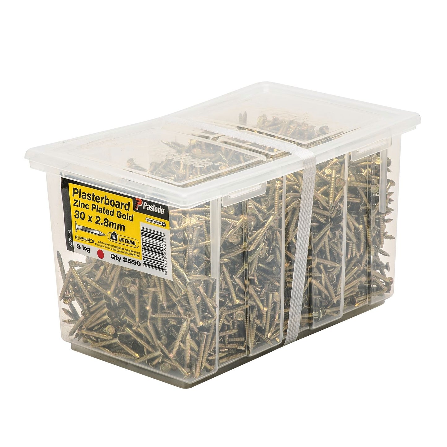 Paslode Plasterboard Nails - 30 x 2.8mm - 5kg