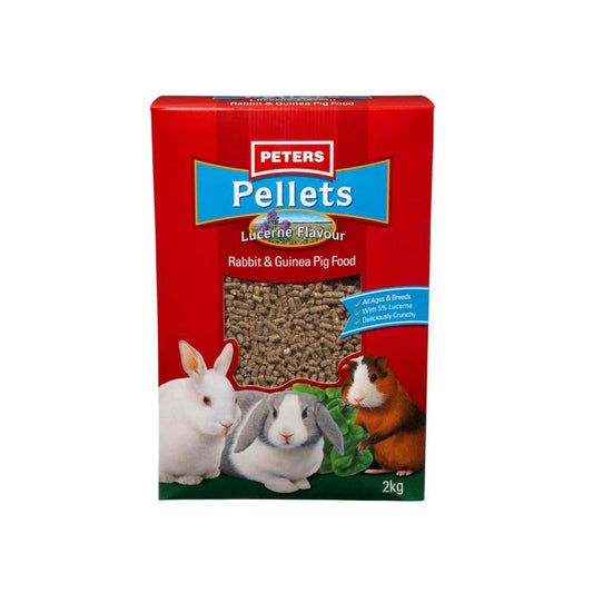 Peters Rabbit & Guinea Pig Lucerne Pellets - 2kg