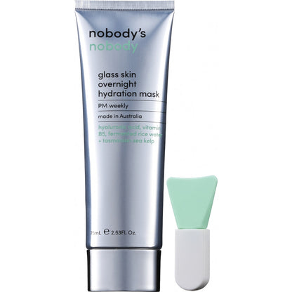 Nobody's Nobody Glass Overnight Hydration Mask 75ml
