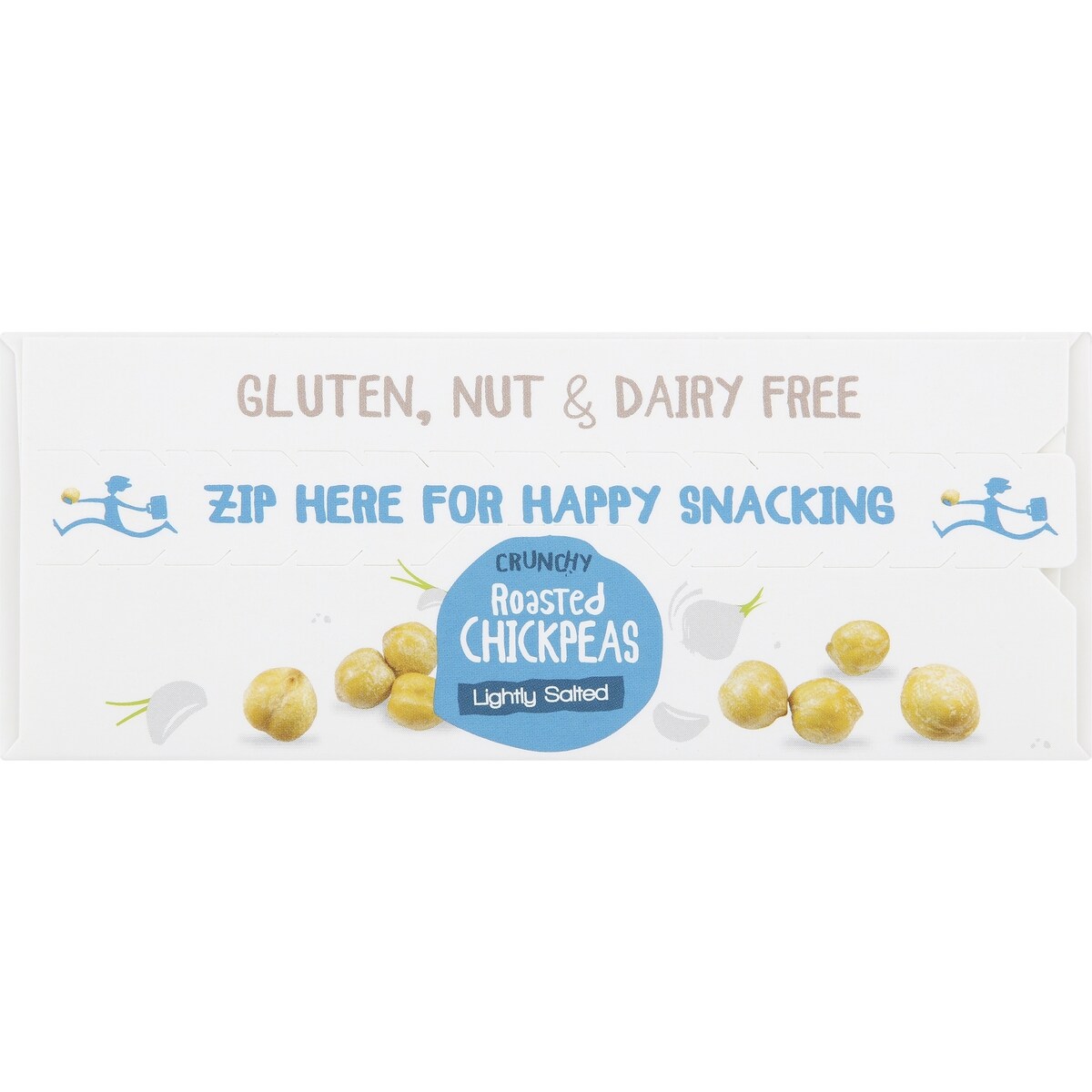 The Happy Snack Company Roasted Chickpeas Lightly Salted 6 pack