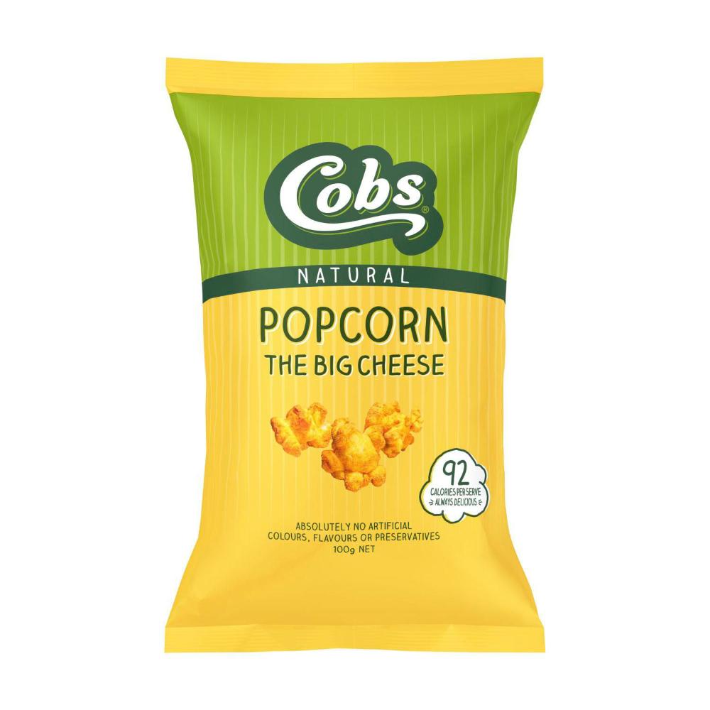 Cobs Gluten Free Popcorn Cheddar Cheese - 100g