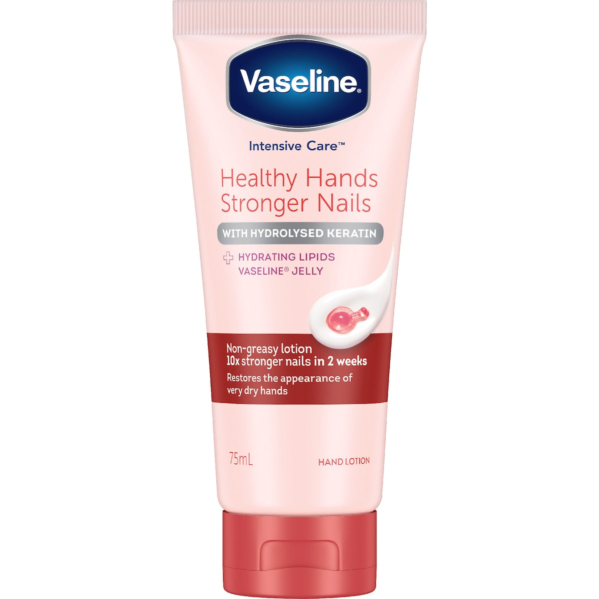 Vaseline Intensive Care Hand & Nail Lotion Moisturiser 75ml