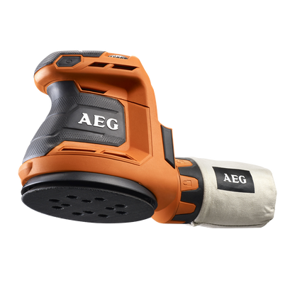 AEG Random Orbital Sander - 18V - 125mm - Skin Only
