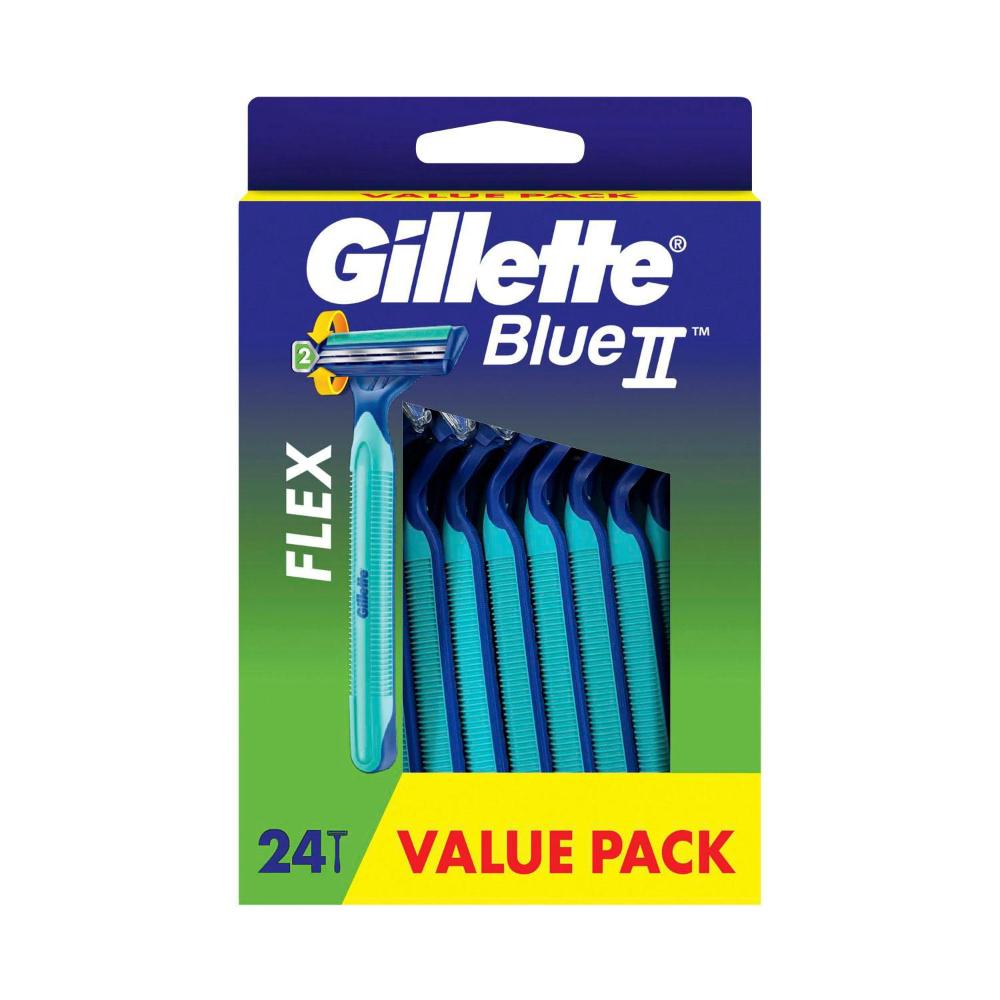 Gilette Blue Ii Disposables Razor - 24 Pack