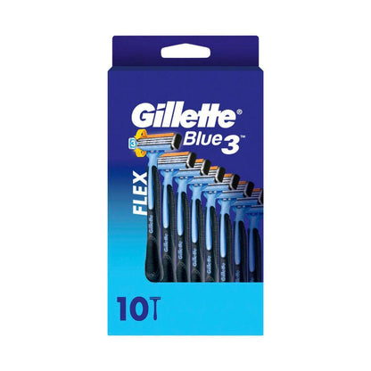 Gilette Blue 3 Disposablest Razor - 10 Pack
