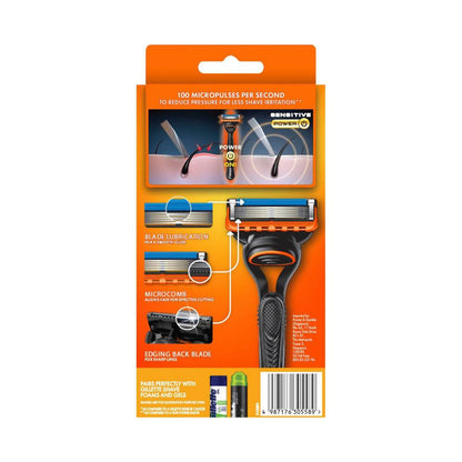 Gillette Fusion 5 Power Razor Kit With 2 Refill Blades - 1 Each