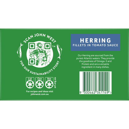 John West Herring Fillets In Tomato Sauce 200g