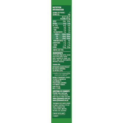 John West Herring Fillets In Tomato Sauce 200g
