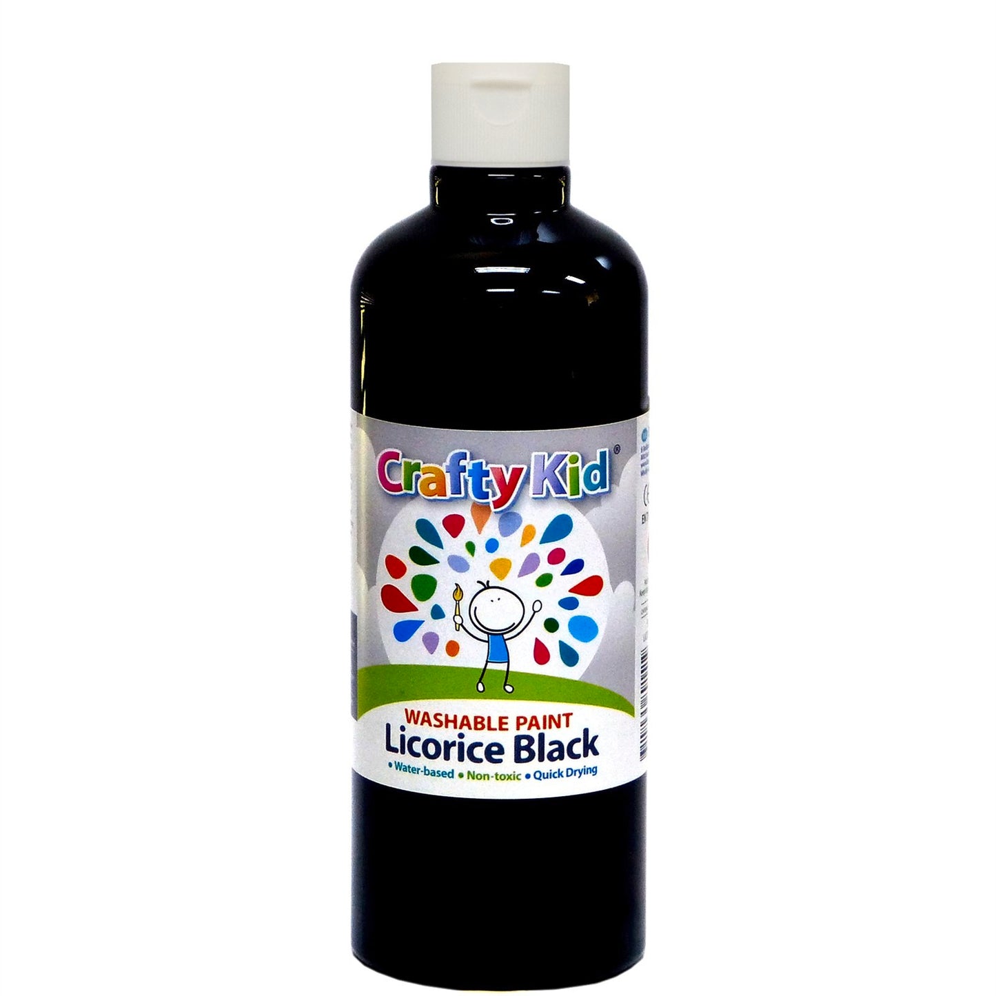 Boyle Crafty Kid Washable Paint - 500ml - Black