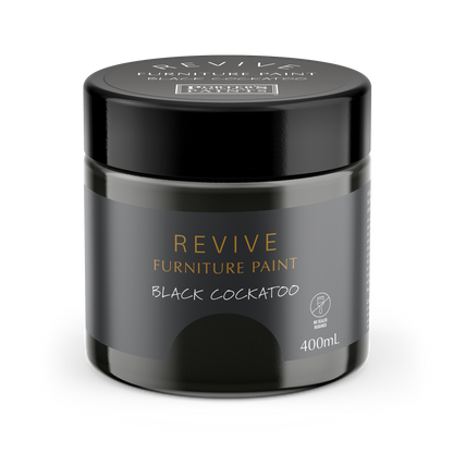 Porters Revive Furniture Paint - 400ml - Black Cockatoo