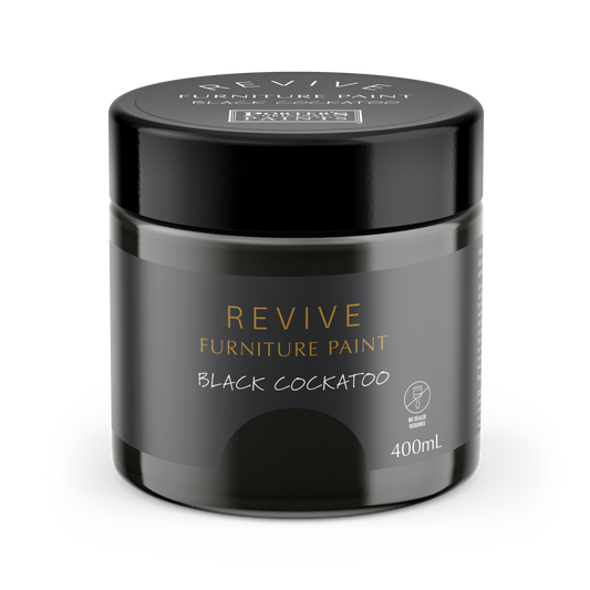 Porters Revive Furniture Paint - 400ml - Black Cockatoo