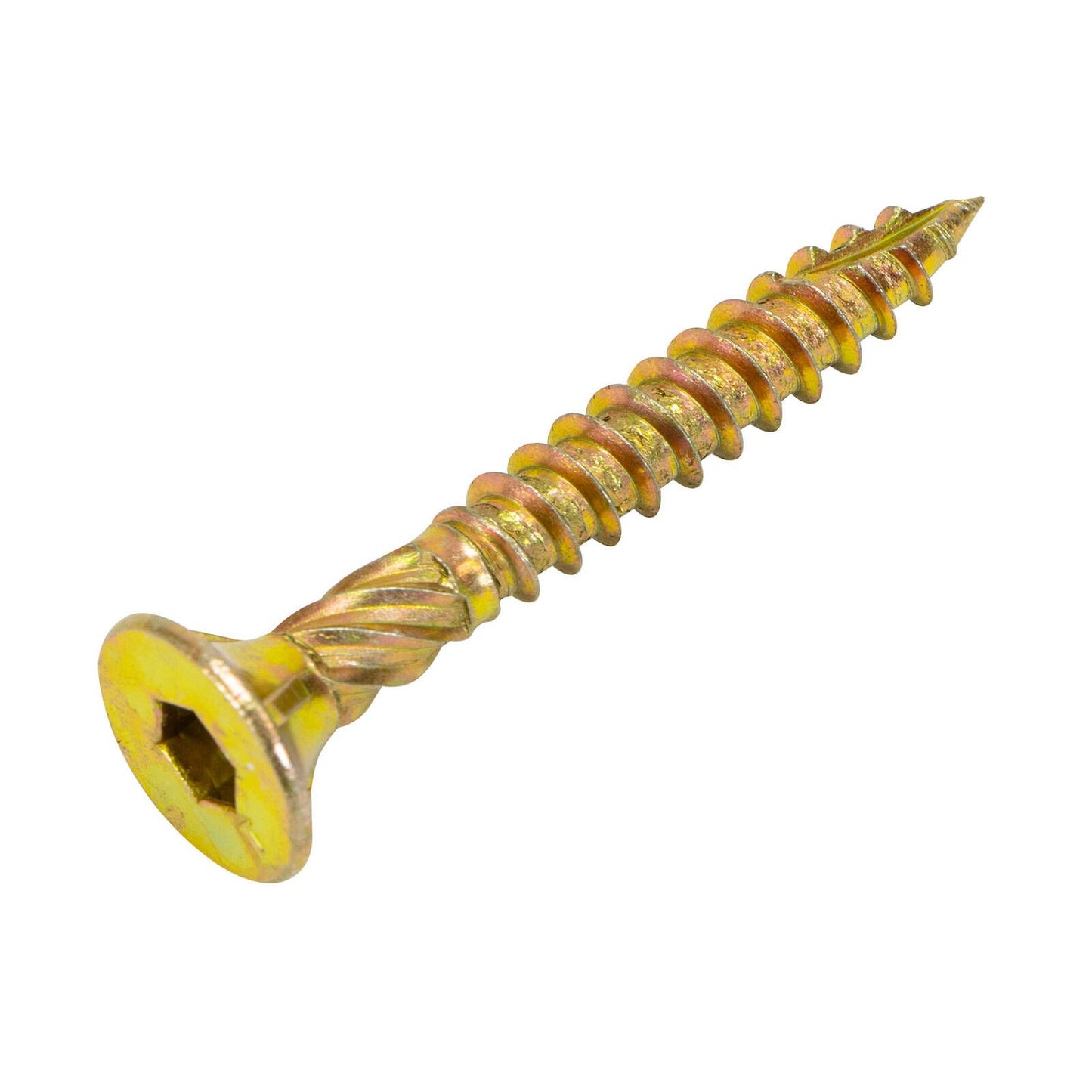 Titan Timber Bugle Batten Screw - 14g x 50mm - Zinc Gold - 100 Pack