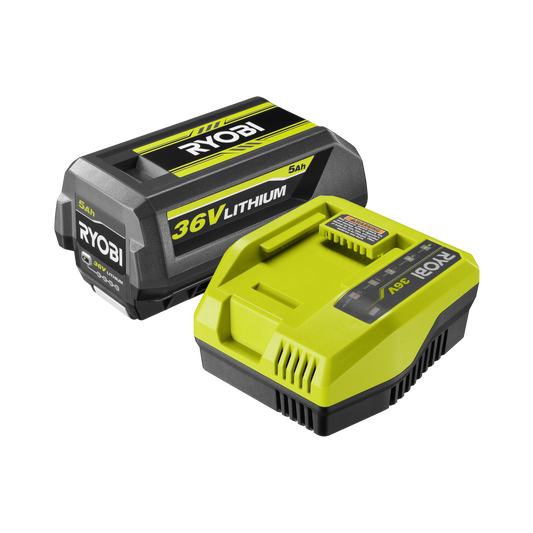 Ryobi Battery and Fast Charger Kit 36V 5.0Ah