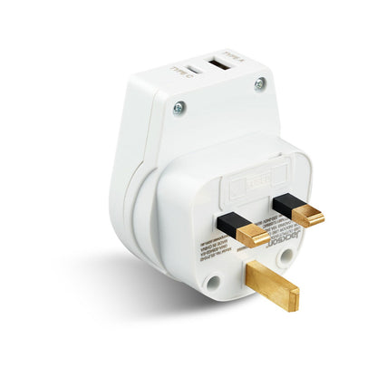 Jackson Outbound Slim USB A & C Travel Adaptor - UK, Hong Kong