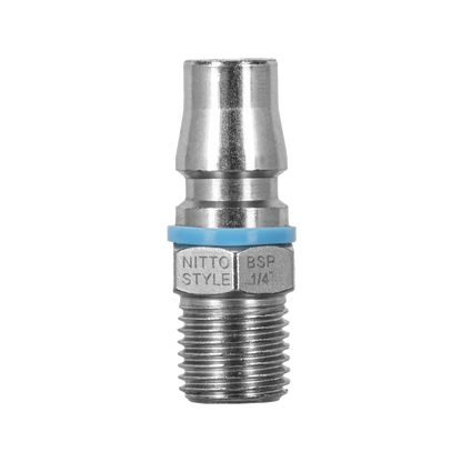 Powerfit Nitto Male Plug - 1/4"BSP - 150PSI