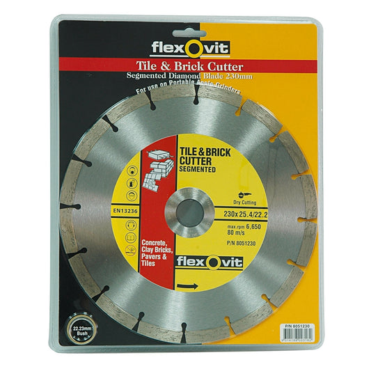 Flexovit Segmented Diamond Grinder Blade - 230mm