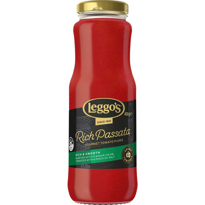 Leggos Gourmet Rich Australian Tomato Passata Puree 400g