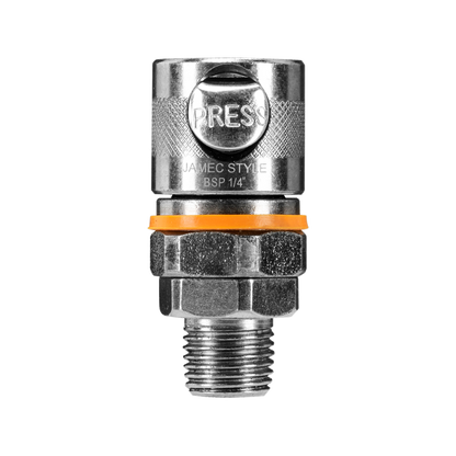 Powerfit Jamec Male Coupler - 1/4" BSP - 150PSI