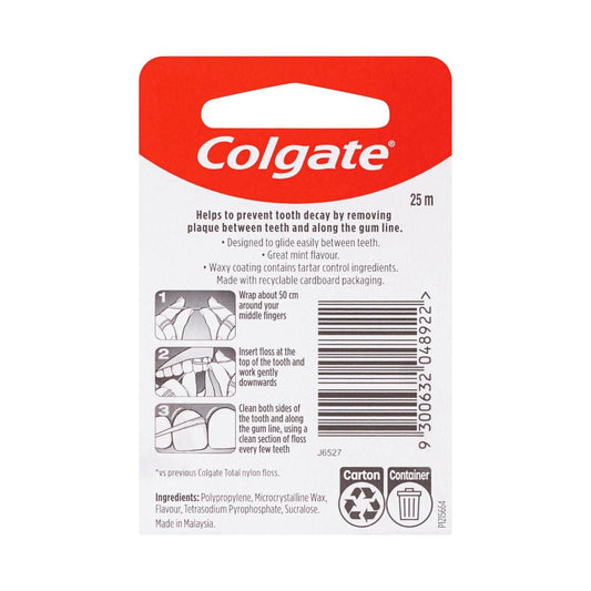 Colgate Tartar Control Dental Floss - 25m