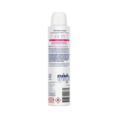 Rexona Womens Whole Body Deodorant Aerosol Wild Rose - 230mL