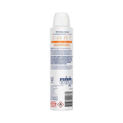 Rexona Womens Whole Body Deodorant Spray Fresh Citrus - 230mL