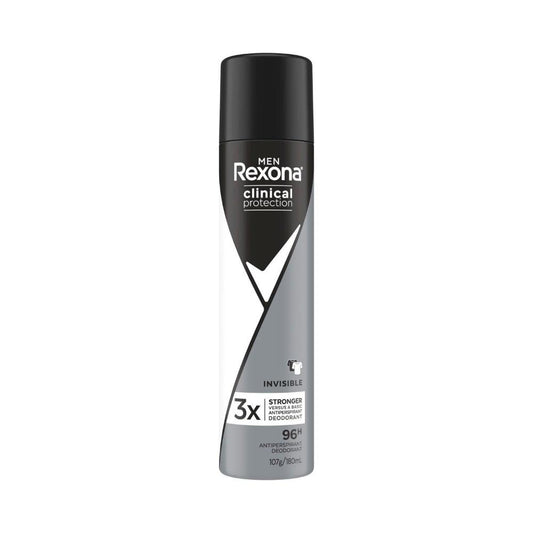 Rexona Men Deodorant 96hr inical Aerosol Invisible - 180mL