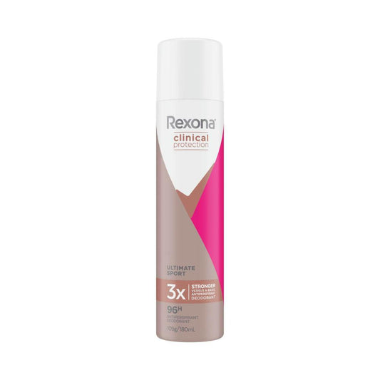 Rexona Women Clinical Protection Deodorant 96hr Antiperspirant Sport - 180mL