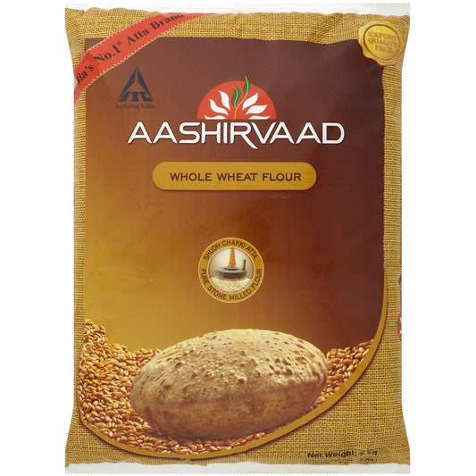 Aashirvaad Whole Wheat Atta Flour 5kg