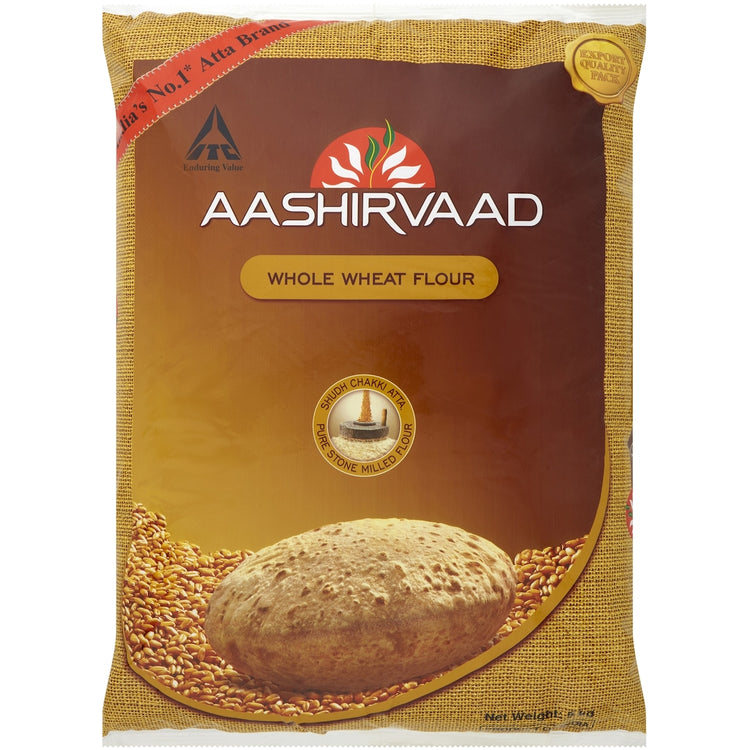 Aashirvaad Whole Wheat Atta Flour 5kg