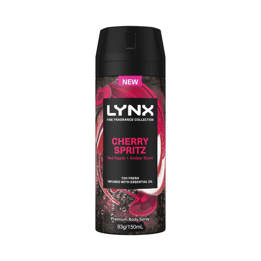 Lynx Fine Fragrance Deodorant Body Spray Cherry Spritz - 150mL