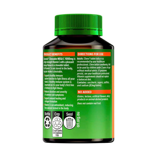 Cenovis Mega Vitamin C 1000mg Tablets For Immunity - 60 pack