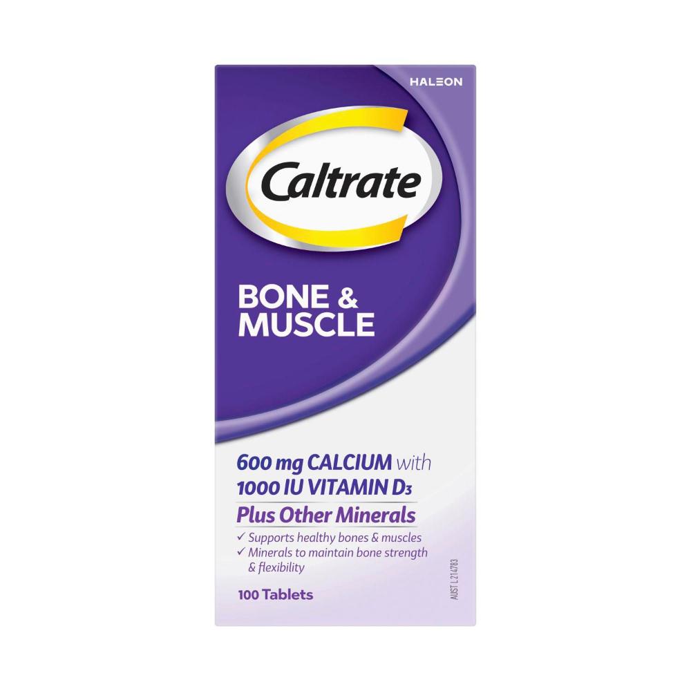 Caltrate Bone & Muscle Vitamin D 1000iu - 100 pack