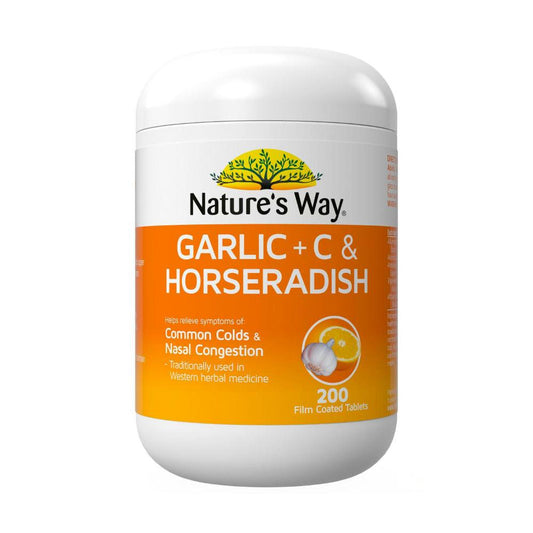 Nature's Way Garlic + C & Horseradish - 200 Pack