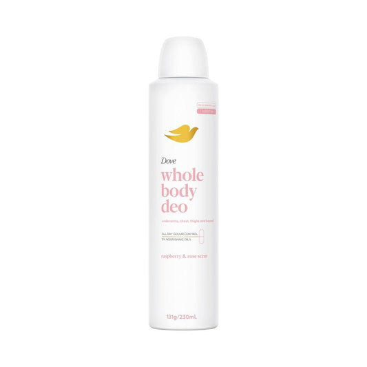 Dove Women Whole Body Deodorant Spray Raspberry Rose - 230mL