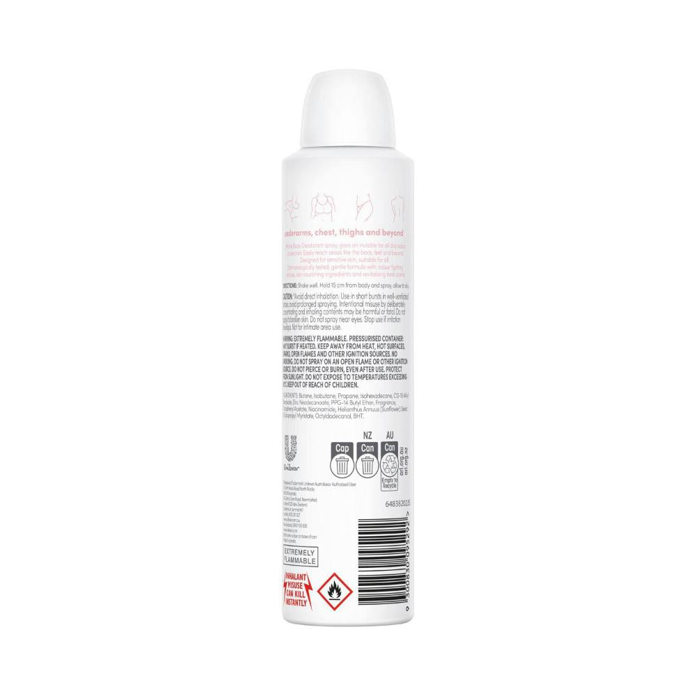 Dove Women Whole Body Deodorant Spray Raspberry Rose - 230mL