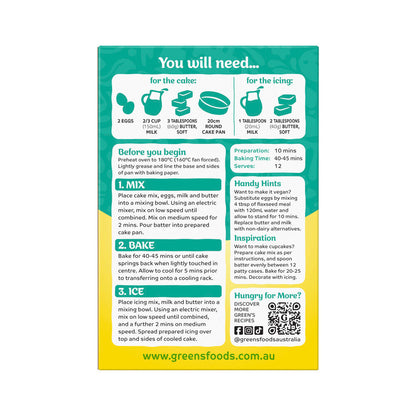 Green's Lemon Cake Mix - 470g