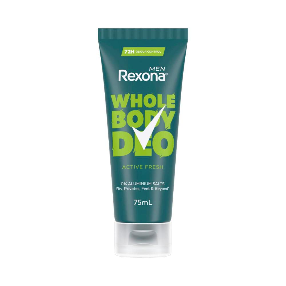 Rexona Men Whole Body Deodorant Cream Active Fresh - 75mL