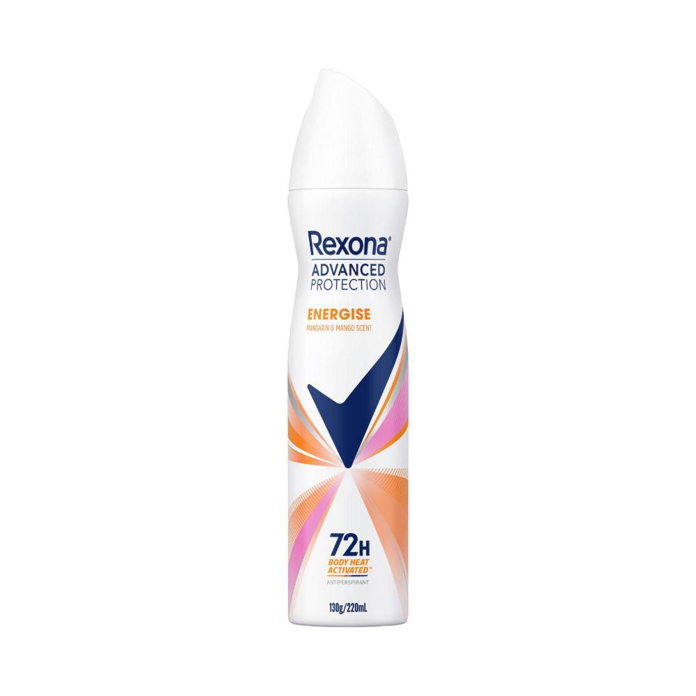 Rexona Women Deodorant 72hr Advanced Aerosol Energise - 220mL