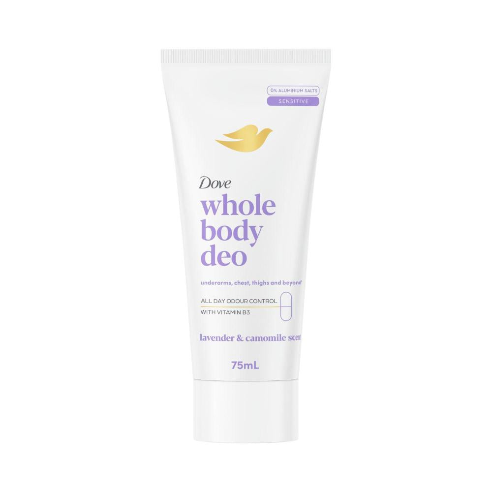 Dove Women Whole Body Deodorant Cream Lavender & Chamomile - 75mL