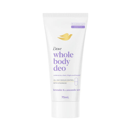 Dove Women Whole Body Deodorant Cream Lavender & Chamomile - 75mL
