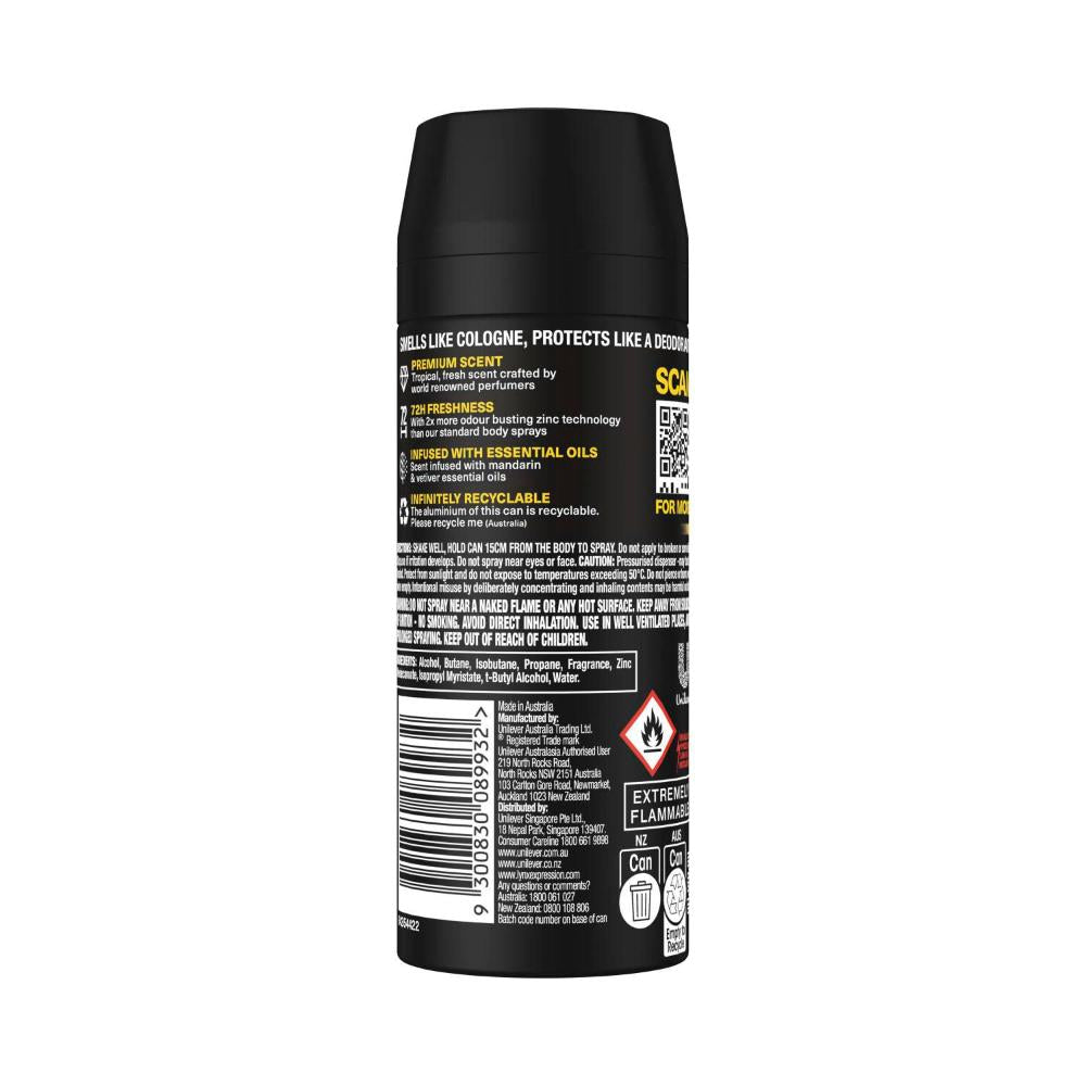 Lynx Fine Fragrance Deodorant Body Spray Golden Mango - 150mL